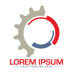 Setting Logo Design Power Logo Design Construction Logo Design