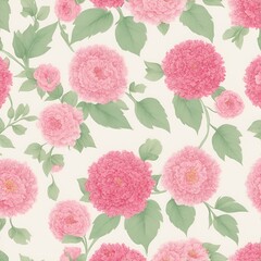 beautiful floral flower seamless pattern background for premium product ai generated