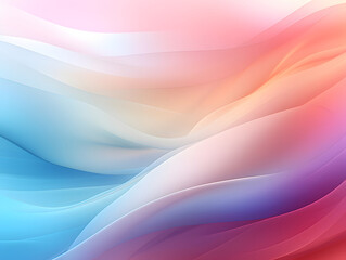 Fototapeta premium Illustration of abstract colorful wave lines background.