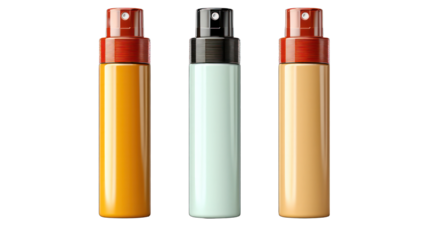 Insect Repellent and Sunscreen Isolated on Transparent or White Background, PNG