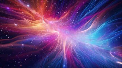 Colorful abstract background with sparks