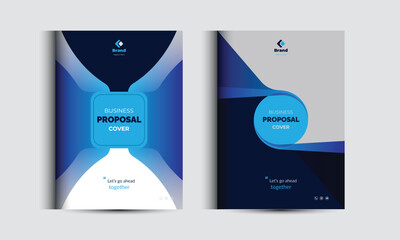 Corporate Business Proposal Catalog Cover Design templates Concepts Adept for Multipurpose Projects