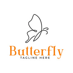 Butterfly logo design vector template, Butterfly logo for beauty and Spa business