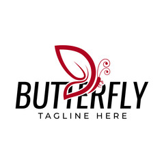 Butterfly logo design vector template, Butterfly logo for beauty and Spa business