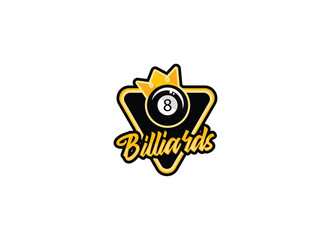 Billiard club Logo Template Design