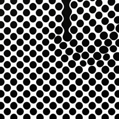 Abstract background with black dots