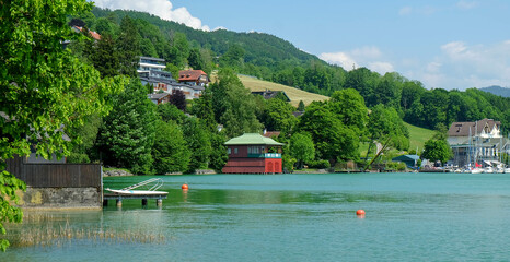 Salzkammergut am Mondsee in Österreich