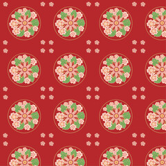 seamless pattern with flowers