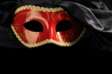 theatrical Carnival mask, an elegant and artistic accessory for a masquerade ball