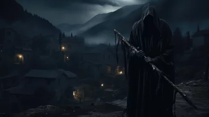 Möbelaufkleber Grim Reaper © Robin