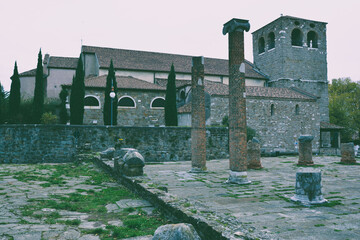 Archaeological site and church of San Giusto, Trieste, Italy - 690576352