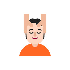 Person Getting Massage: Light Skin Tone