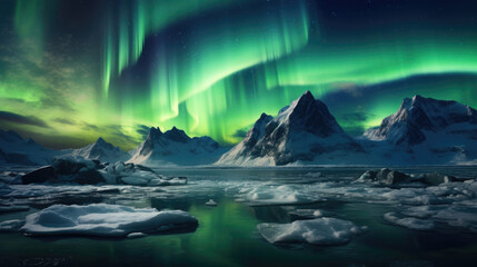 Fototapeta premium Aurora borealis