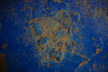 blue abstract grunge background, old metal background