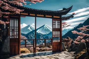 Rolgordijnen japanese temple © Nauman