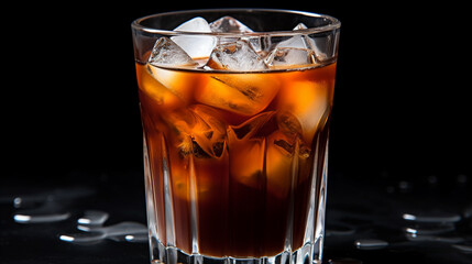 glass of cola HD 8K wallpaper Stock Photographic Image 