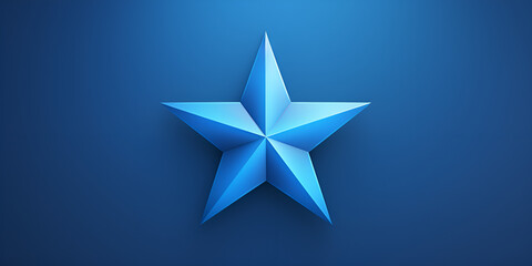  star background. overlying star shapes in blue new year 
 blue star with the word star on it AI Generative. 
