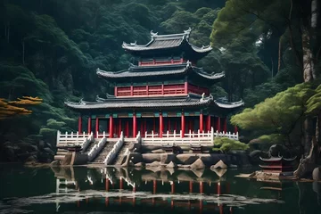 Rolgordijnen japanese temple © Nauman