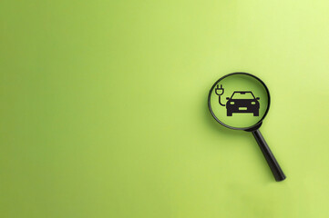 Eco friendly vehicle,Carbon Reduction,Carbon dioxide emissions, carbon footprint,EV car( Electric...