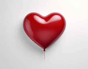ed heart on a white background. This look is perfect for Valentine's Day or any other romantic occasion