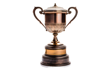 Ace Trophy for Tennis Excellence isolated on a transparent background