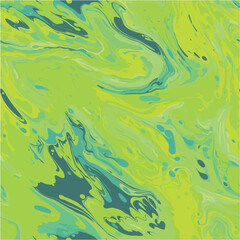 Fototapeta na wymiar Green Acid Liquid Seamless Pattern