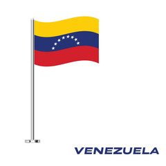 Flag Of Venezuela, Venezuela flag vector  illustration, National flag of Venezuela, Venezuela flag. table flag of Venezuela.