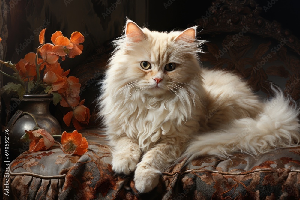 Wall mural  persian cat