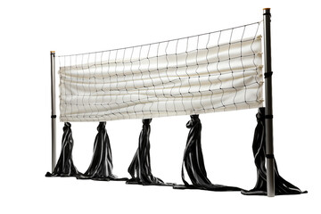 Professional Volleyball Net isolated on a transparent background
