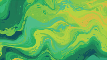 Green Acid Liquid Pattern - Abstract Toxic Background