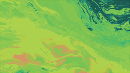 Green Acid Liquid Pattern - Abstract Toxic Background