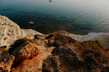 Sunset at Scala del Turchi, Sicily