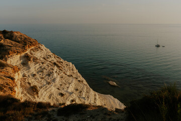 Sunset at Scala del Turchi, Sicily