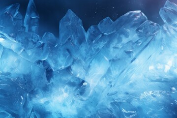 Fototapeta premium Ice abstract background