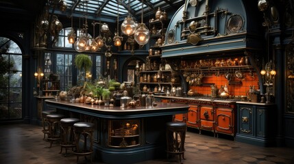 Cuisine rustique en bois 