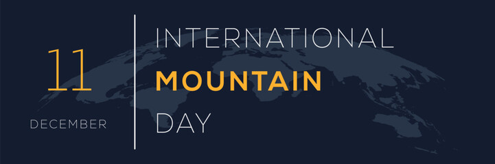 International Mountain Day, held on 11 December.

