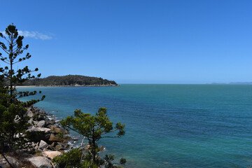 View over beautiful Geoffrey Bay, Magnetic Island, QLD, Australia