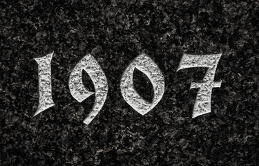 1907 Jahreszahl