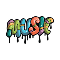 graffiti lettering typography art illustration