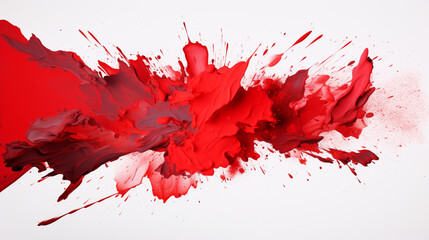 abstract red paint, brush strockes explosion on white background --ar 16:9 --v 5.2 Job ID: 3a35770d-aa6b-4e07-8e15-2c5489d4c9e5