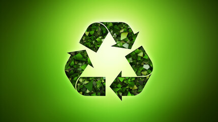 graidnet green recycling sign, white clean background, vector --ar 16:9 --v 5.2 Job ID: ff1c7315-e0c9-4e6b-8b61-246f0eb3f32c