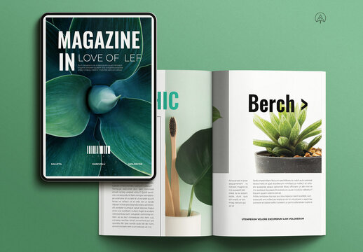 Leaf Magazine Template
