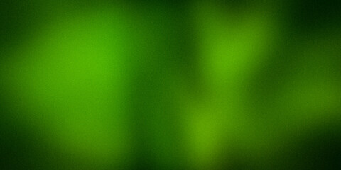 Lime green ultra wide dark matte blurred grainy background for website banner. Color gradient, ombre, blur. Defocused colorful mix bright fun pattern. Desktop design, template. Nostalgia, tree, grass
