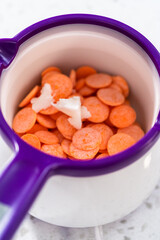 Halloween chocolate-covered pretzel rods