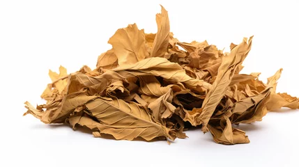 Foto op Plexiglas Dry tobacco leaves pictures  © 俊后生