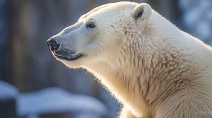 Arctic Monarch: The Polar Bear in a Landscape of Whites and Blues