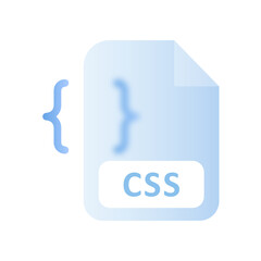 CSS File Formats Glassmorphism UI Icon Sign and Symbol Design Illustrator Png Svg	
