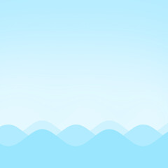 blue background and wave bar