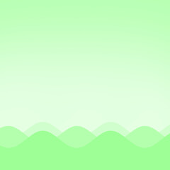 Obraz premium green background and wave bar