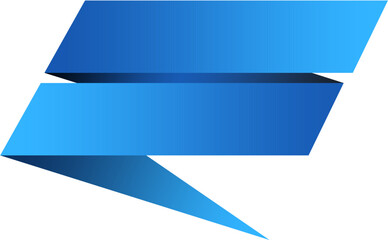 Blue Gradation Ribbon